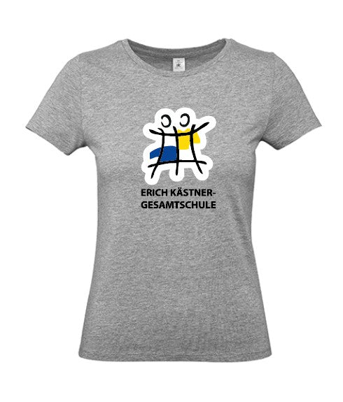 Erich Kästner Damen T-Shirt BCTW04T Sport Grey (Heather) (bedruckt)