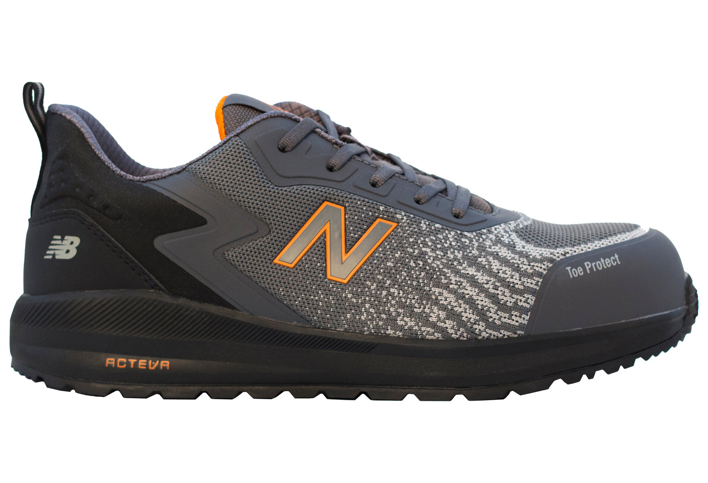 New Balance Speedware, Halbschuhe, S1 P SRC, grau / orange S1P S1 SRC FO