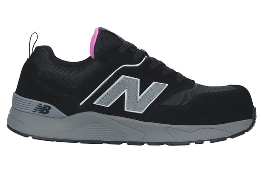 New Balance Elite Lite Womens, Sicherheitsschuh S1P S1 ESD HROe,  S1 PL HRO FO SC SR, schwarz / rosa